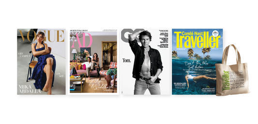 Vogue + GQ + CNT + AD - Print 1 Year (Starting from current Issue)
