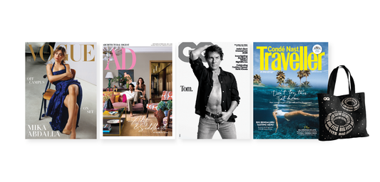 Vogue + GQ + CNT + AD - Print 1 Year (Starting from current Issue)